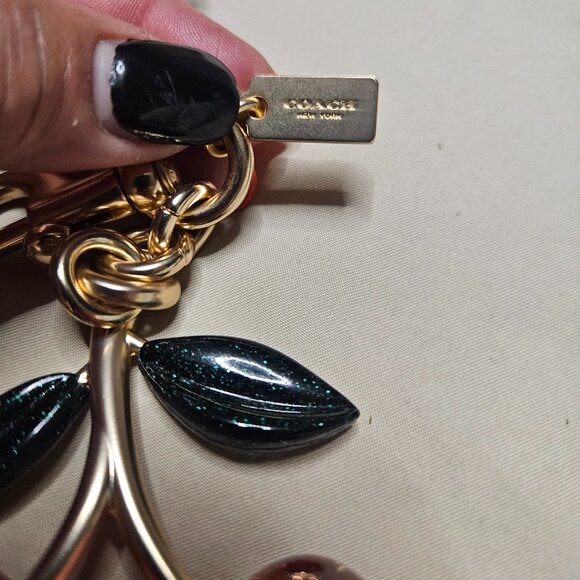 Coach Cherry Bag Charm - Picture 2 of 3